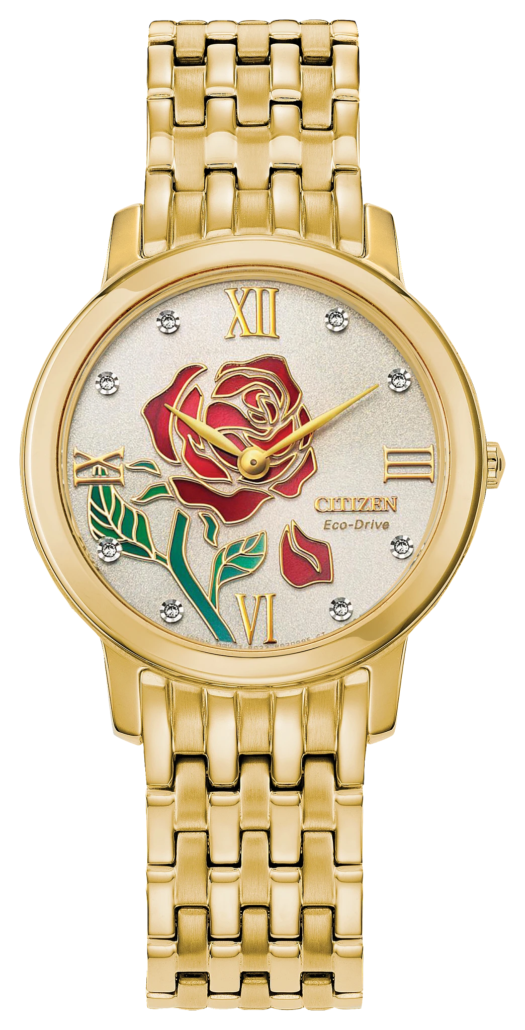 Belle Diamond Champagne Dial Stainless Steel Bracelet EX1492-59W